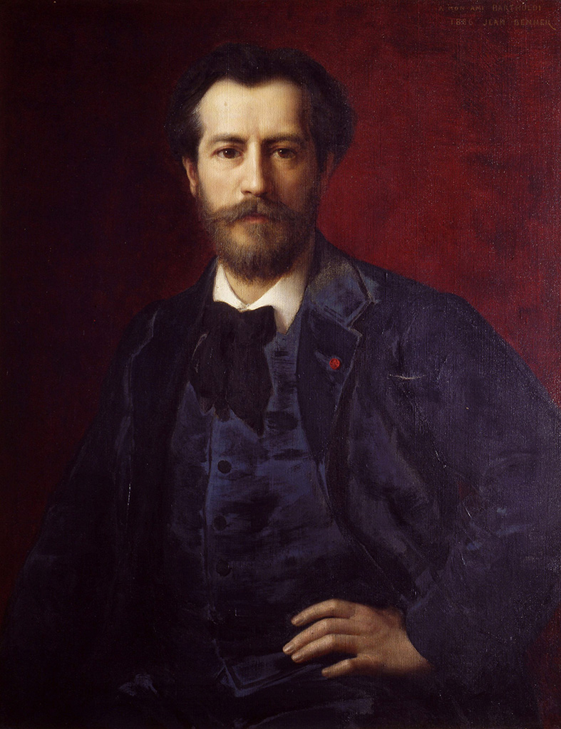 Portrait d&#039;Auguste Bartholdi, peint par Jean Benner en 1886